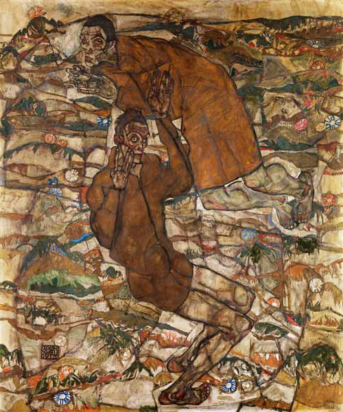 Levitation (The Blind II) de Egon Schiele