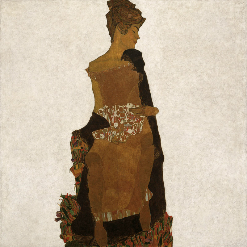 Portrait of Gerti Schiele de Egon Schiele