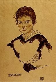 The portrait Ms Toni Rieger de Egon Schiele