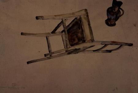 Organic Movement of Chair and Jug de Egon Schiele