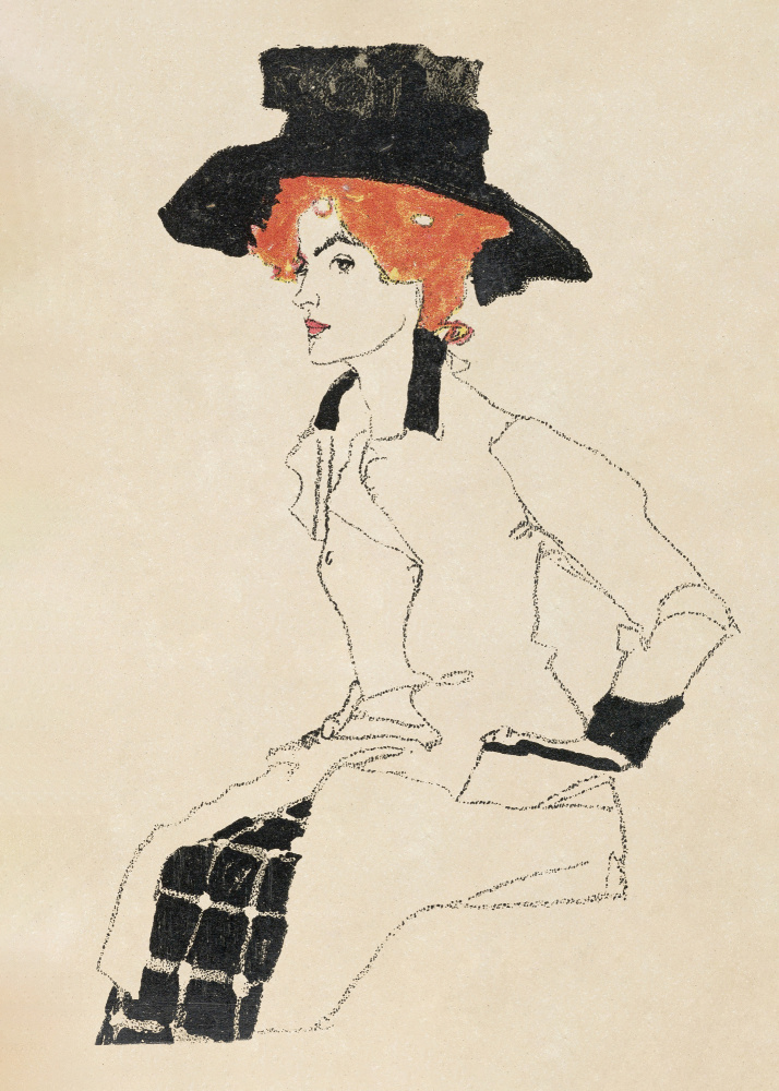 Portrait of a Woman 1910 de Egon Schiele