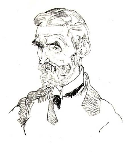 A Portrait of the Artist's Father-in-Law, Johann Harms de Egon Schiele