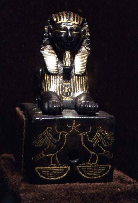 Statuette of a sphinx of King Tuthmosis III, New Kingdom de Egyptian
