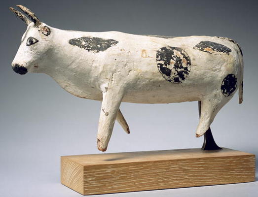 Bull or ox, Middle Kingdom (painted wood) de Egyptian 11th Dynasty