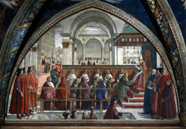 St.Francis bef.Honorius III de  (eigentl. Domenico Tommaso Bigordi) Ghirlandaio Domenico