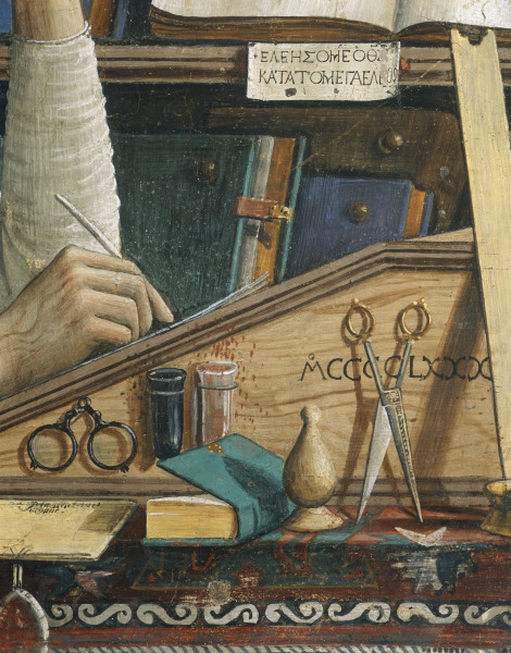 St Jerome, Writing Desk de  (eigentl. Domenico Tommaso Bigordi) Ghirlandaio Domenico