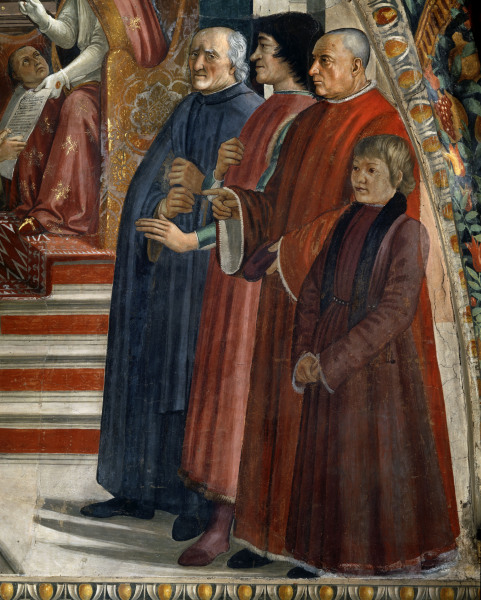 Lorenzo Medici a.o. de  (eigentl. Domenico Tommaso Bigordi) Ghirlandaio Domenico