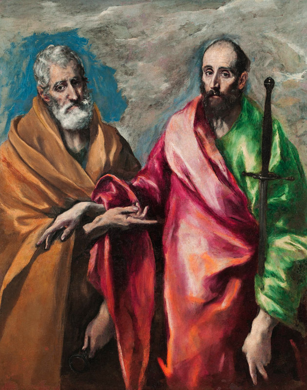 Saint Peter and Saint Paul de (Dominikos Theotokopulos) El Greco