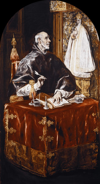 St. Ildephonsus de (Dominikos Theotokopulos) El Greco