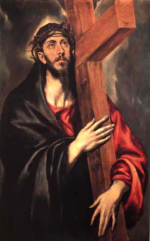 Cross carrying Christ de (Dominikos Theotokopulos) El Greco