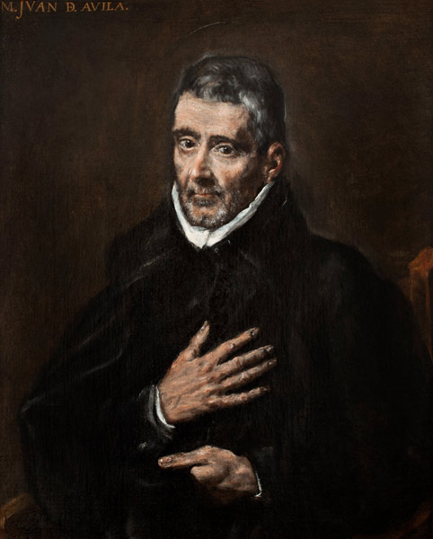 Portrait of Juan de Ávila de (Dominikos Theotokopulos) El Greco