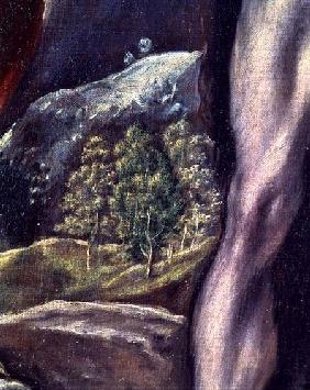 SS. John the Evangelist and John the Baptist, detail of landscape