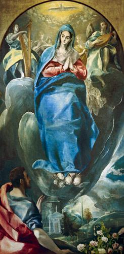 La Inmaculada Concepción contemplada por San Juan el Evangelista