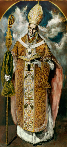 San Ildefonso de (Dominikos Theotokopulos) El Greco