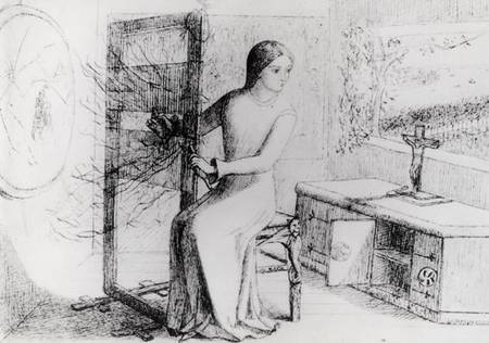 The Lady of Shalott de Elizabeth Eleanor Siddal