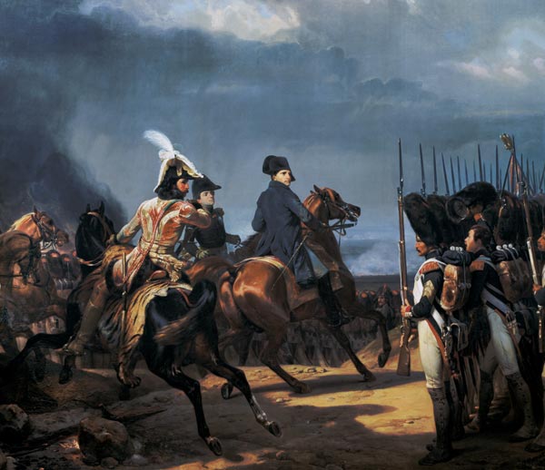 Napoleon at Jena / Ptg.by H.Vernet /1836 de Emile Jean Horace Vernet