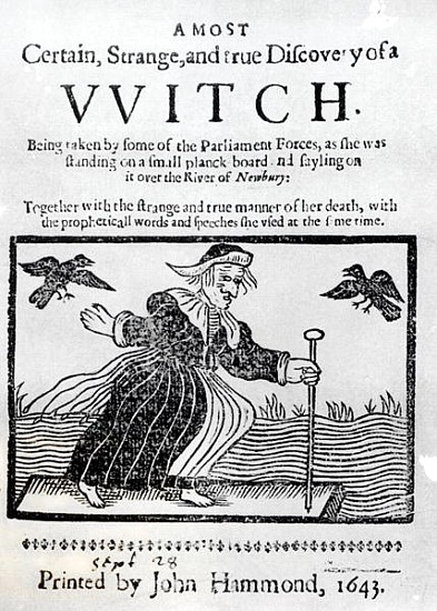 A Most Certain, Strange and True Discovery of a Witch de English School