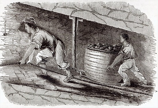 Female Drawer in a Coal-Pit at Little Bolton de English School