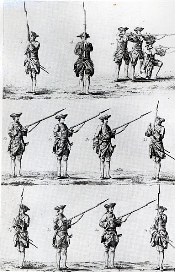 Instructions for a Bayonet Drill de English School