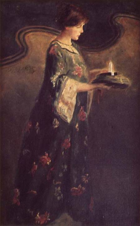 Lady with a Candle de English School