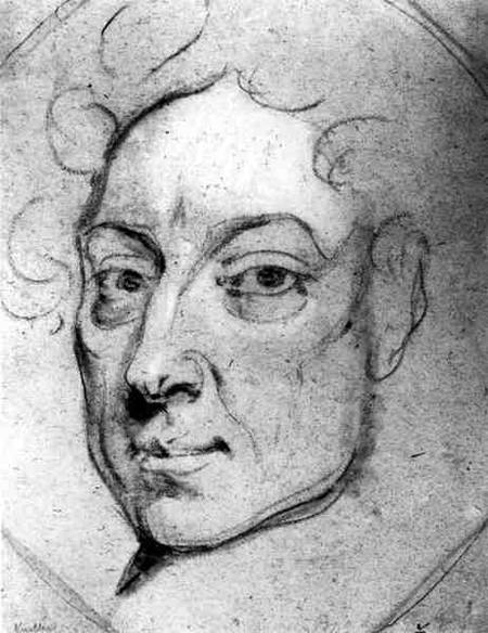 Portrait of Alexander Pope (1688-1744) de English School