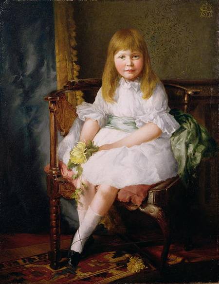 Portrait of a Young Girl de English School