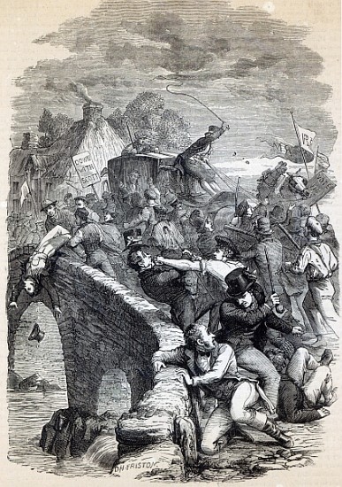 The Edinburgh mob carrying Captain Porteus to execution de English School