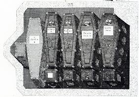 Royal Coffins at Westminster Abbey