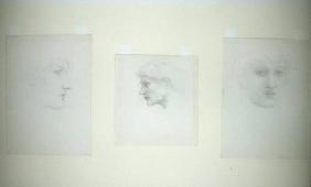 Study of Three Heads