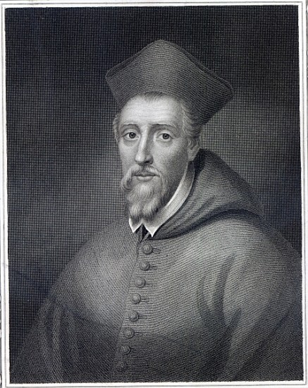 William Allen (1532-94); engraved by J.Cochran de English School