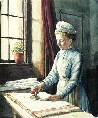 Laundry Maid, c.1880 de English School, (19th century)