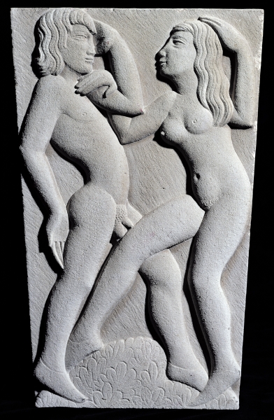 Dancing Couple (stone)  de Eric Gill
