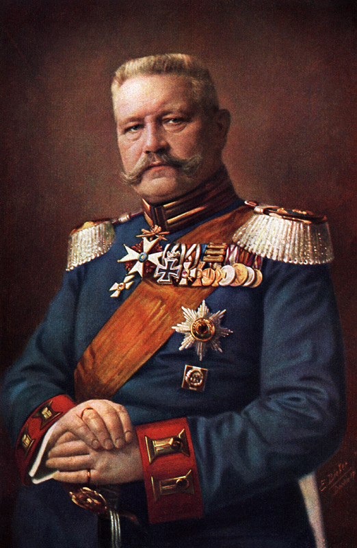 Paul von Hindenburg, 1915 (colour litho) de Ernest Bieler