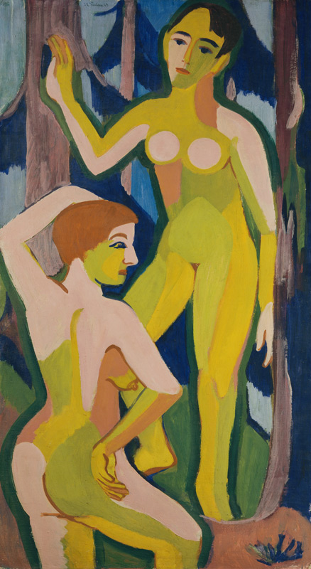 Zwei Akte im Walde de Ernst Ludwig Kirchner