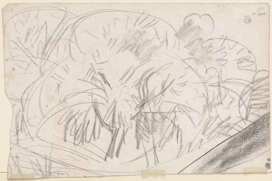 Group of trees de Ernst Ludwig Kirchner