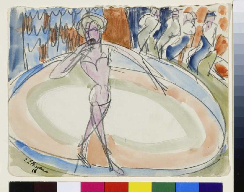 Tänzerin im Varieté de Ernst Ludwig Kirchner
