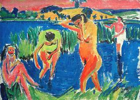 Four Bathers