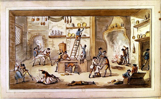 Sacking a farm during the period of the French Revolution de Etienne Bericourt