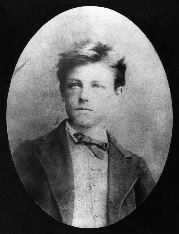 Portrait of Arthur Rimbaud (1854-91), c.1870 (b/w photo)  de Etienne Carjat