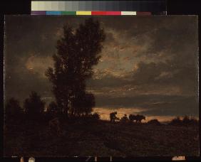 Landscape with a Plowman