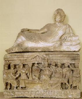 Cinerary urn (alabaster)