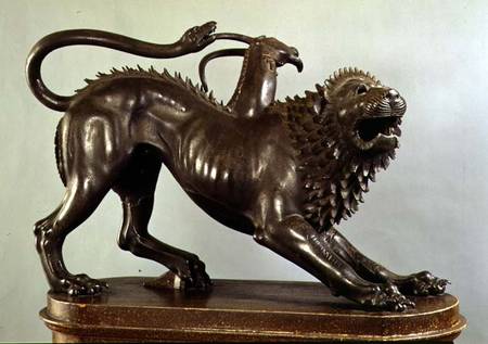 The Wounded Chimera of Bellerophon  (for detail see 104199) de Etruscan