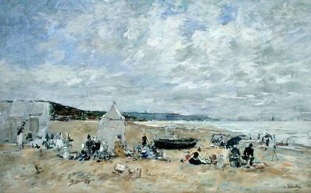 Beach Scene de Eugène Boudin