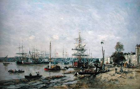 Bordeaux - Quay and Port de Eugène Boudin