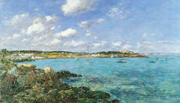 The Bay of Douarnenez de Eugène Boudin