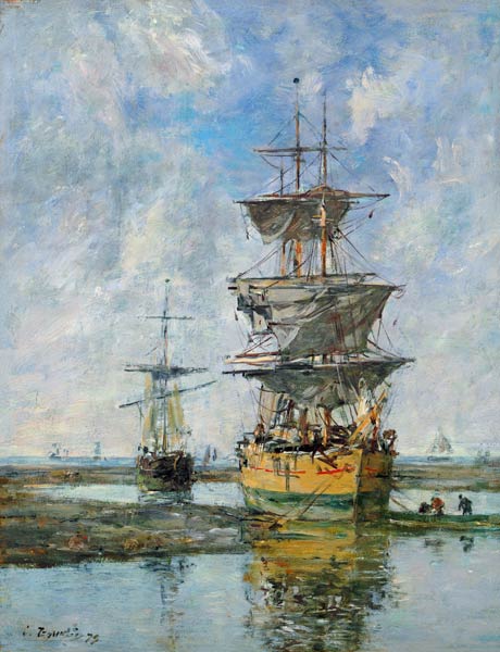The Large Ship de Eugène Boudin