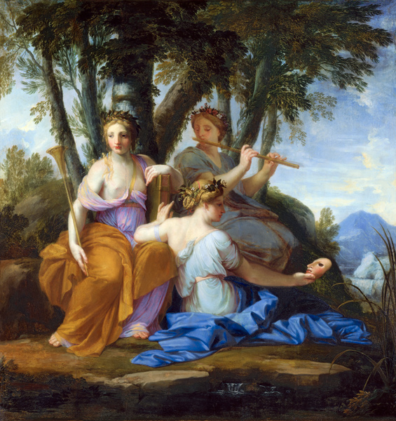 The three Muses de Eustache Le Sueur