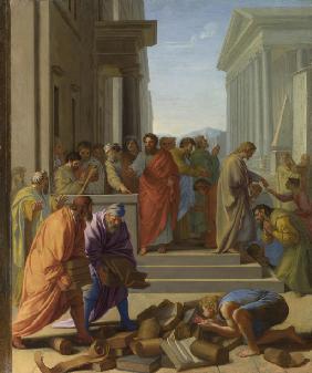 Saint Paul preaching at Ephesus