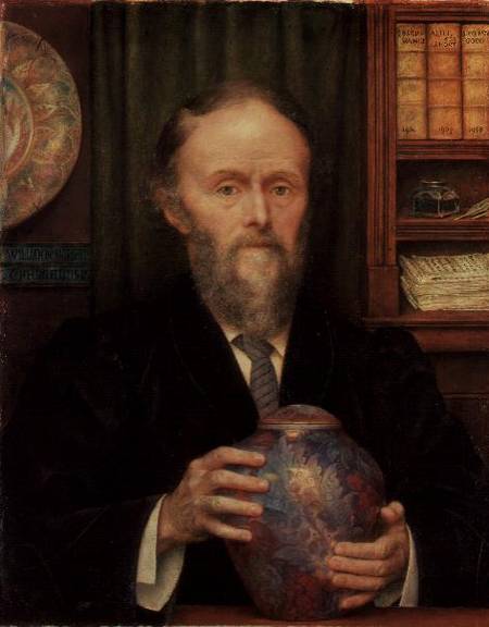 Portrait of William de Morgan (1839-) de Evelyn de Morgan