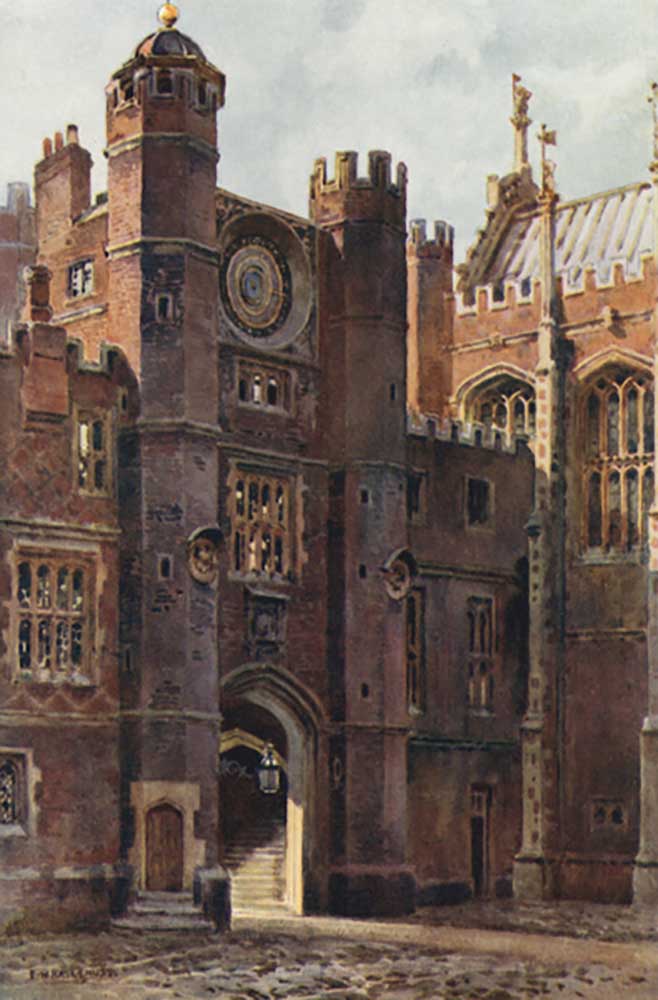 Anne Boleyns Gateway, Clock Court de E.W. Haslehust